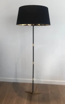 Best Pamono Floor Lamp in Brushed Metal and Brass