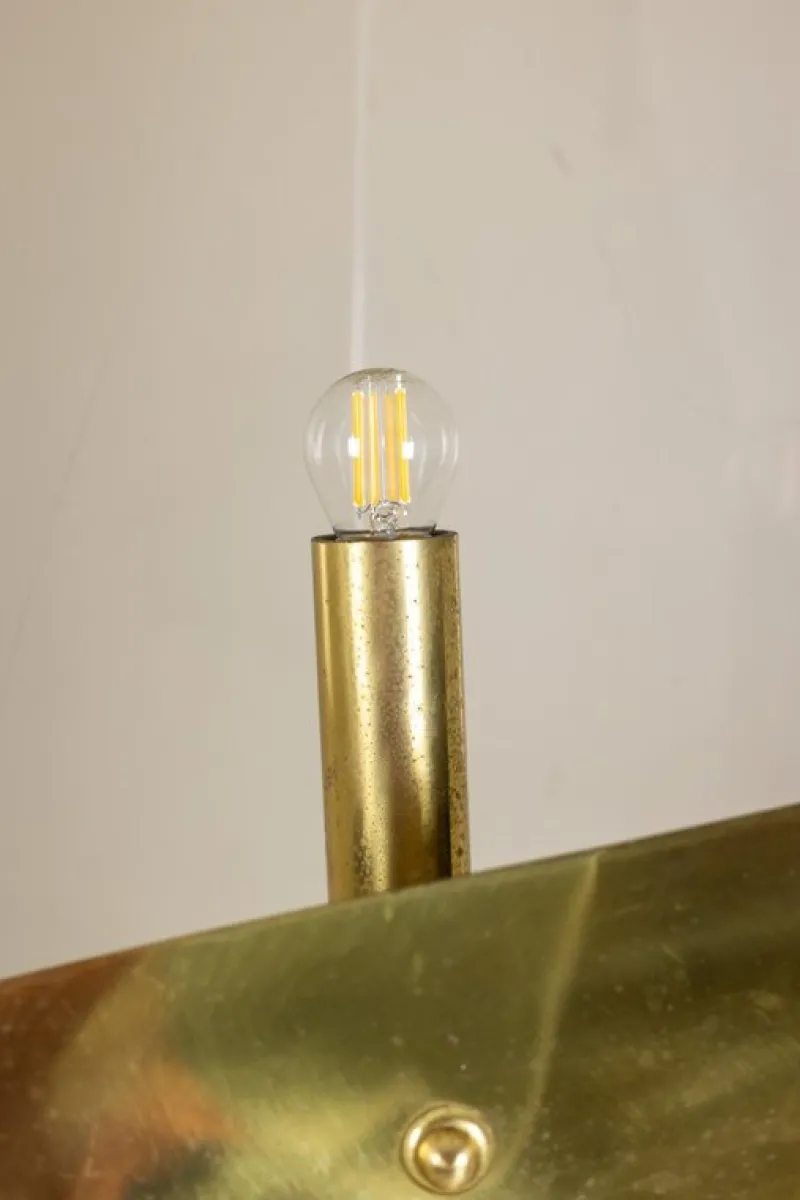 Pamono Floor Lamp in Smoked Folded Acrylic Glass by Giuseppe Calonaci, 1970s> Floor Lamps