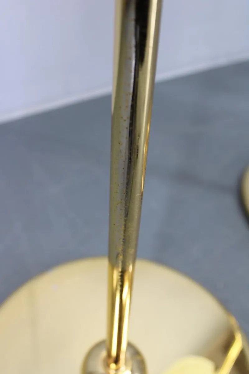 Pamono Floor Lamps in Brass Finish from VeArt,1980s, Set of 2