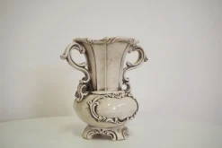 Pamono Floral Pitcher from Capodimonte, 1940s><noscript><img width=