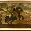 Pamono Florentine Artist, Portrait of Knight Pietro Strozzi, 1600s-1700s, Oil on Canvas, Framed> Old Masters