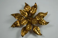 Pamono Florentine Flower Shape Wall Lamp by Hans Kögl, 1960s><noscript><img width=