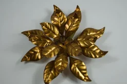 Pamono Florentine Flower Shape Wall Lamp by Hans Kögl, 1960s><noscript><img width=