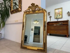 Online Pamono Florentine Mirror with Acanthus Leaf