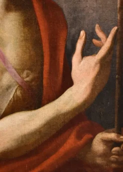 Online Pamono Florentine School Artist, St. John the Baptist, 1500-1600, Oil on Canvas