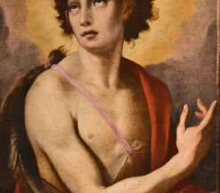 Online Pamono Florentine School Artist, St. John the Baptist, 1500-1600, Oil on Canvas