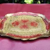 Pamono Florentine Wooden Tray, 1970s> Trays