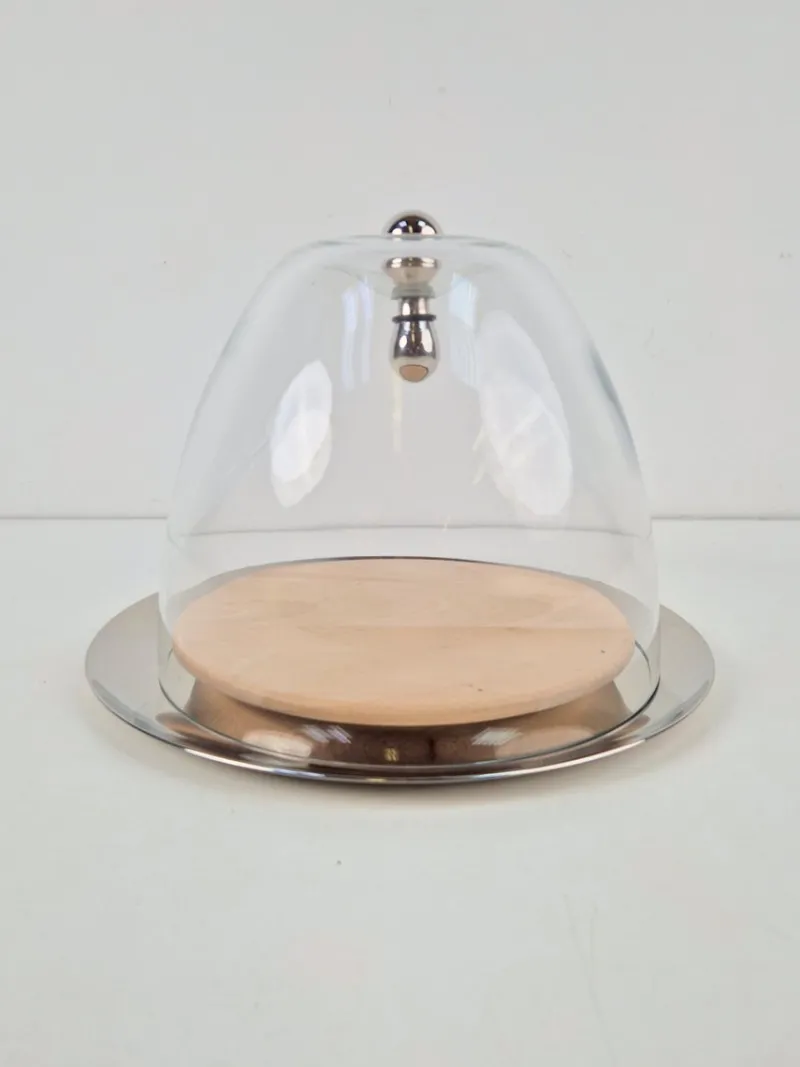Discount Pamono Flow Glass Dome by Gijs Bakker for Royal VKB RVS, 2000