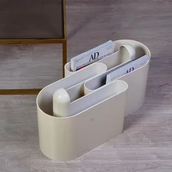 Online Pamono Flower Magazine Rack from Rodolfo Bonetto, Set of 2