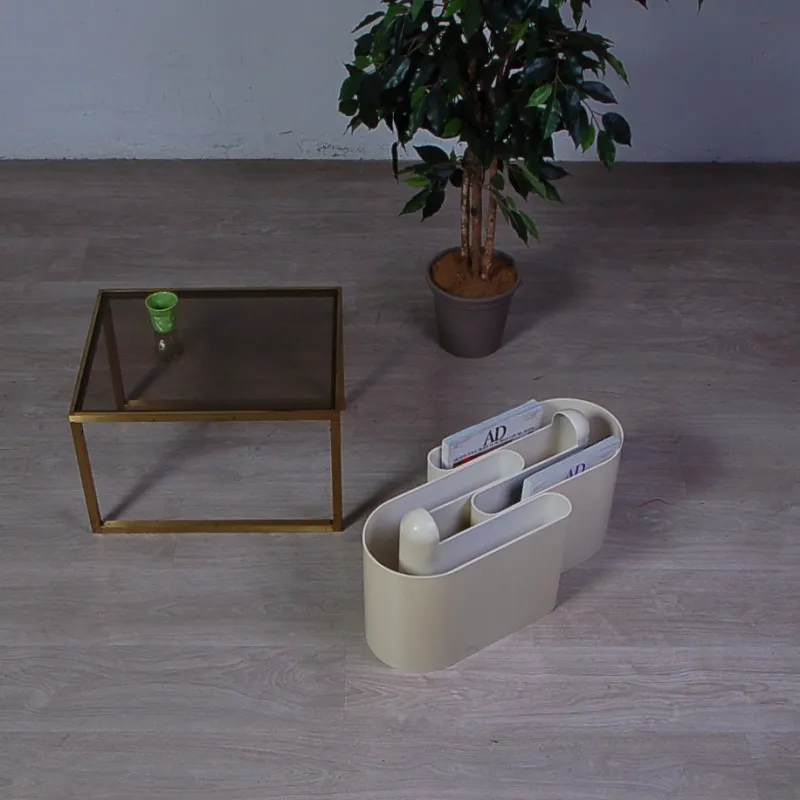 Online Pamono Flower Magazine Rack from Rodolfo Bonetto, Set of 2
