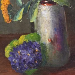 Online Pamono Flower Painting by Dolzan Primo, 1933