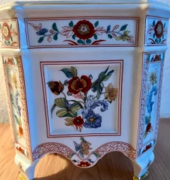Pamono Flower Pots from Haviland Limoges, France, 1975, Set of 2> Planters And Jardiniere