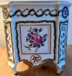 Pamono Flower Pots from Haviland Limoges, France, 1975, Set of 2><noscript><img width=