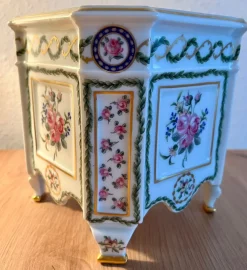 Pamono Flower Pots from Haviland Limoges, France, 1975, Set of 2><noscript><img width=