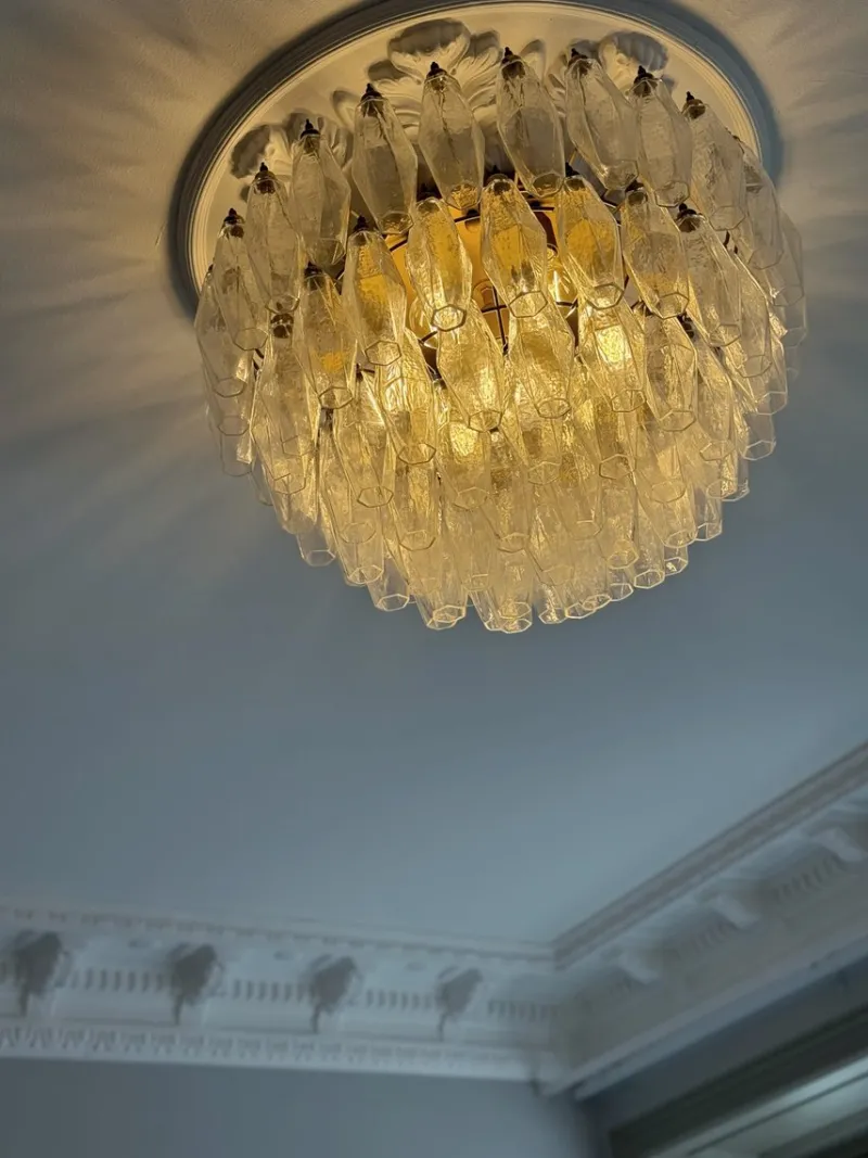 Pamono Flush Mount in the style of Carlo Scarpa> Ceiling Lights