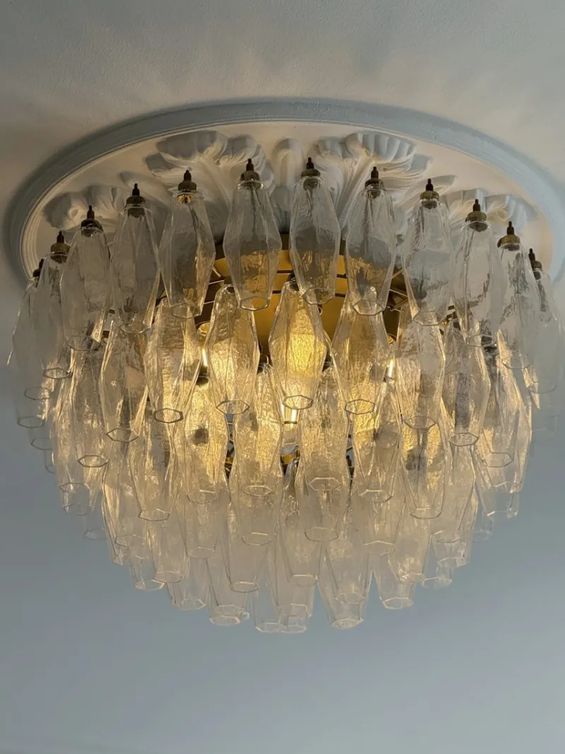 Pamono Flush Mount in the style of Carlo Scarpa> Ceiling Lights