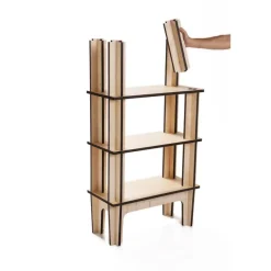 Pamono Foldable Bookcase by Mario Pagliaro><noscript><img width=