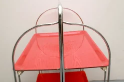 Pamono Foldable Serving Cart from Dinett, 1970s><noscript><img width=