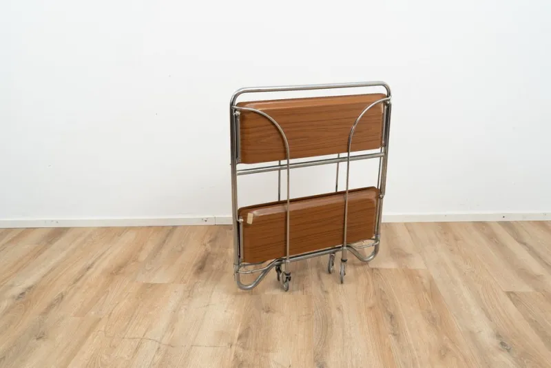 Pamono Foldable Serving Trolley by Bremshey & Co., 1960s> Serving Bar Carts & Trolleys