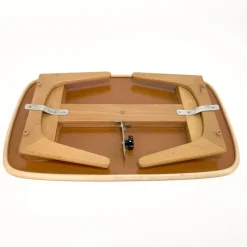 Sale Pamono Folding and Adjustable Bed Tray in Laminated Wood by Fratelli Reguitti, Italy, 1950s
