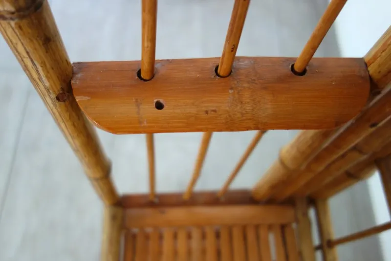 Pamono Folding Bamboo Shelf, 1950s> Shelves & Wall Units