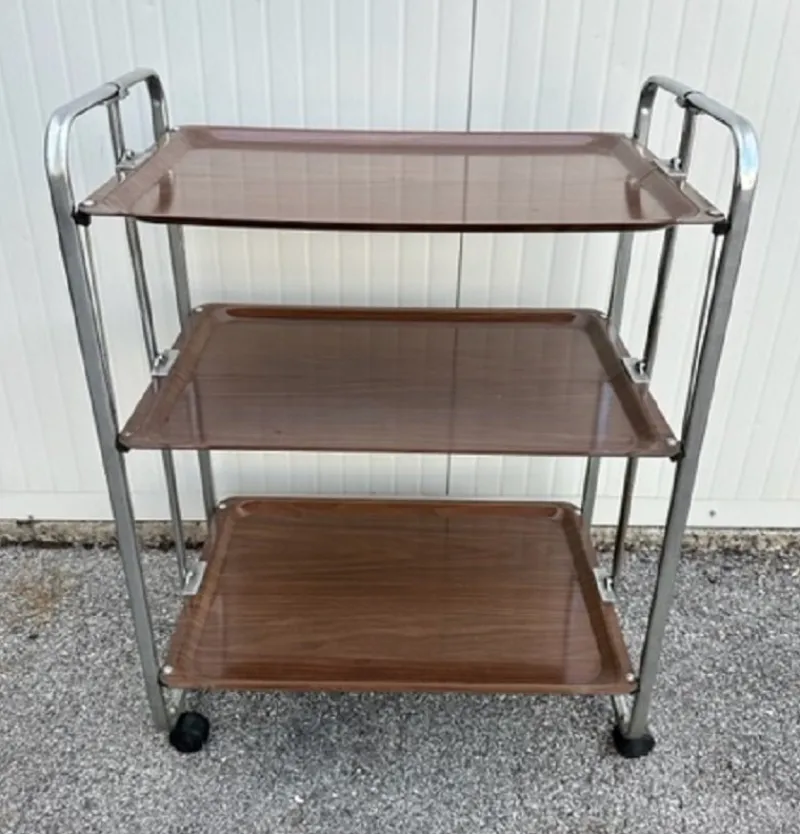 Pamono Folding Carrier Trolley, 1960s> Serving Bar Carts & Trolleys