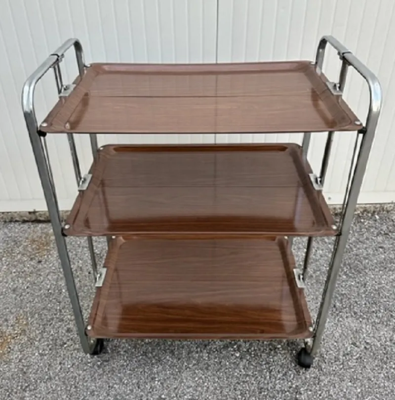 Pamono Folding Carrier Trolley, 1960s> Serving Bar Carts & Trolleys