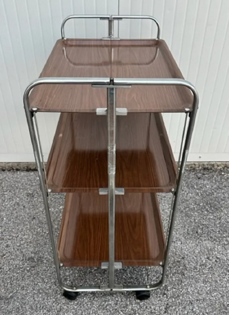 Pamono Folding Carrier Trolley, 1960s> Serving Bar Carts & Trolleys