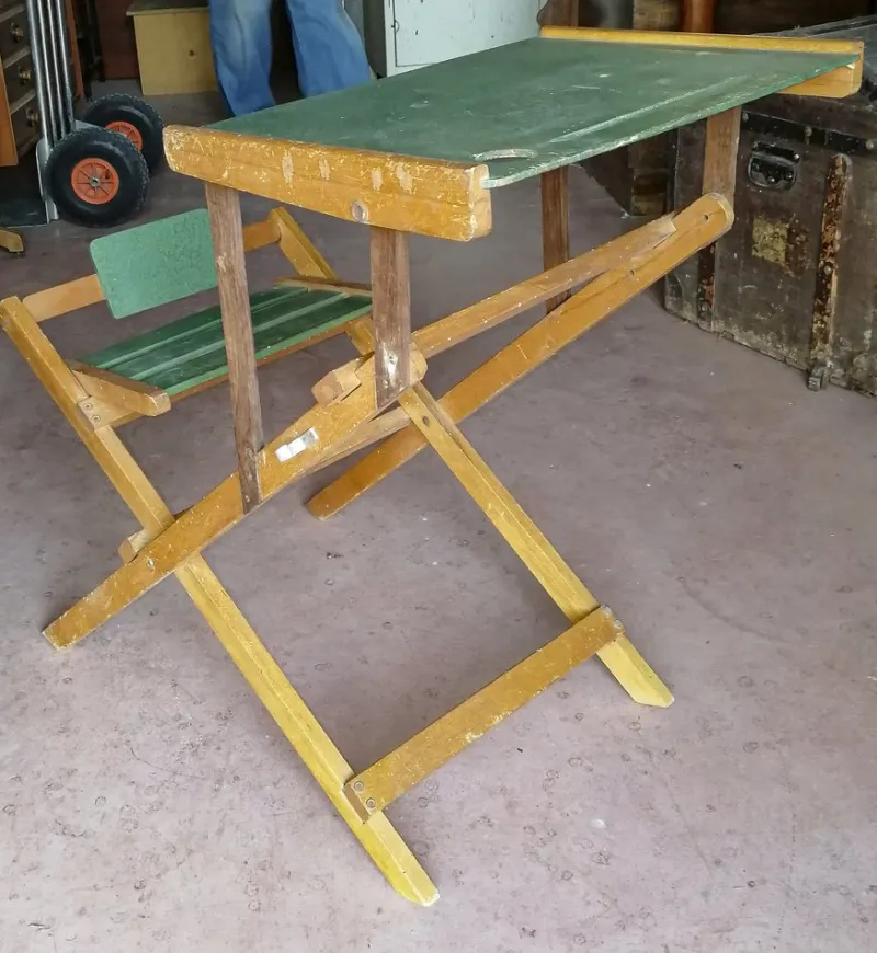 Pamono Folding Children's School Desk, 1960s> Children's Tables