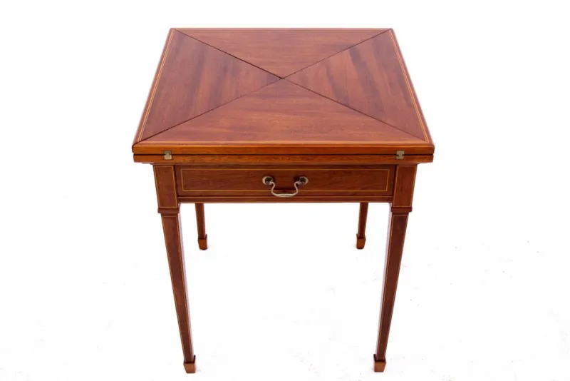 Clearance Pamono Folding Game Table, Western Europe, 1890s