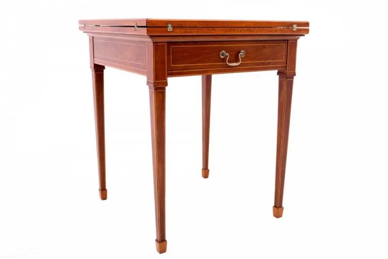 Clearance Pamono Folding Game Table, Western Europe, 1890s