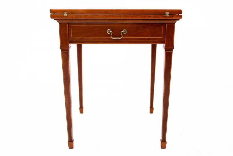 Clearance Pamono Folding Game Table, Western Europe, 1890s