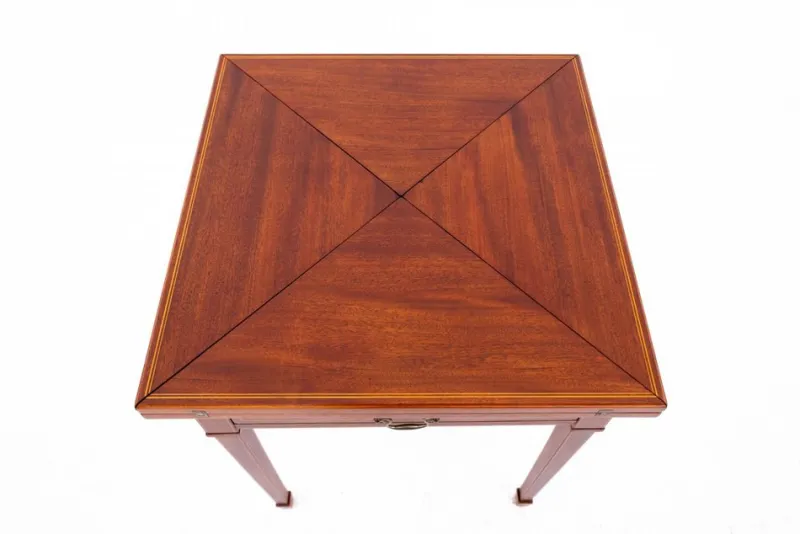 Clearance Pamono Folding Game Table, Western Europe, 1890s