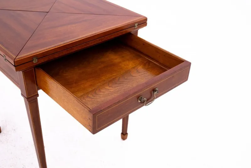 Clearance Pamono Folding Game Table, Western Europe, 1890s