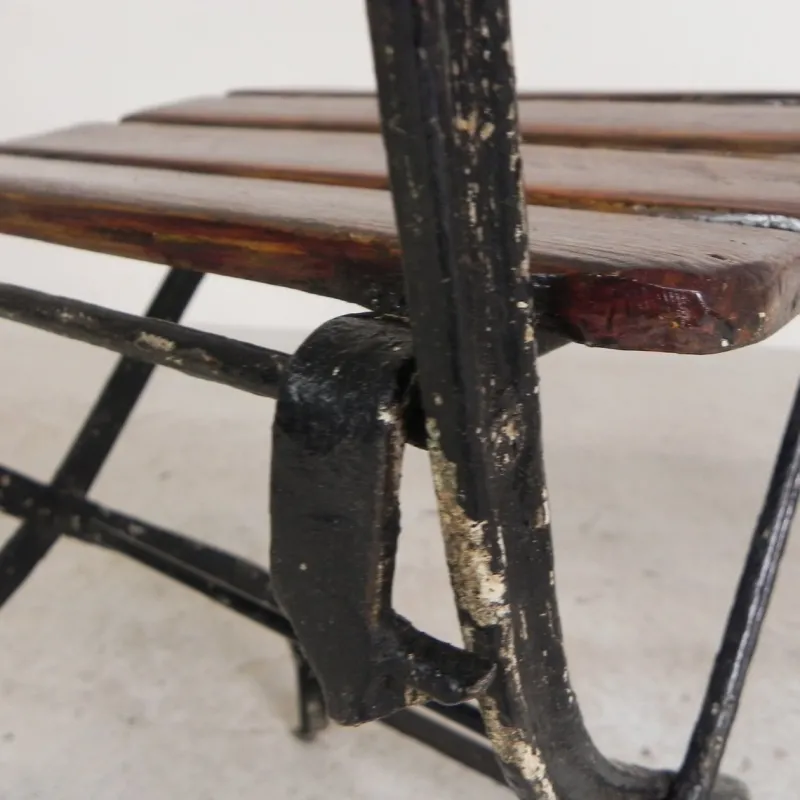 Sale Pamono Folding Garden Chairs, 1930s, Set of 2
