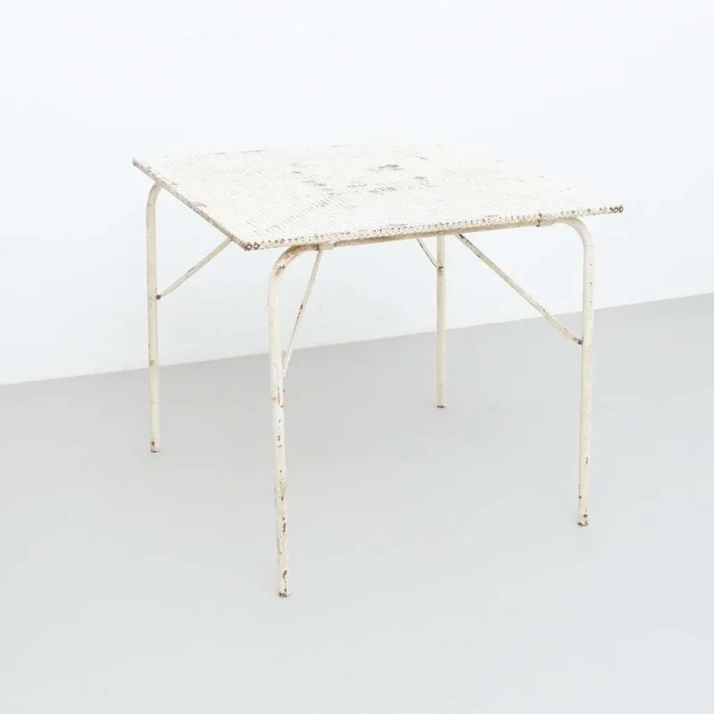 Sale Pamono Folding Garden Table attributed to Mathieu Matégot, 1950s