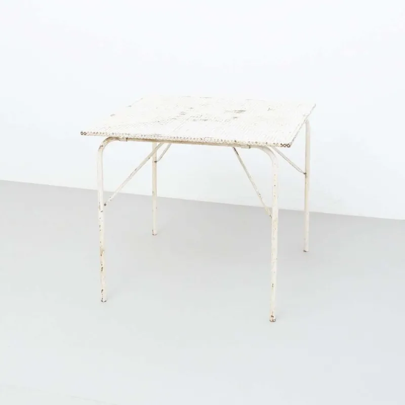 Sale Pamono Folding Garden Table attributed to Mathieu Matégot, 1950s