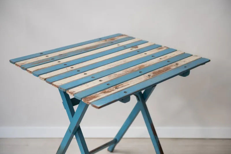 Pamono Folding Garden Table from Fratelli Reguitti, 1960s> Garden Tables