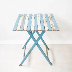 Pamono Folding Garden Table from Fratelli Reguitti, 1960s><noscript><img width=