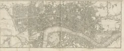 Pamono Folding Plan of London, 1804, Paper> Wall Decor