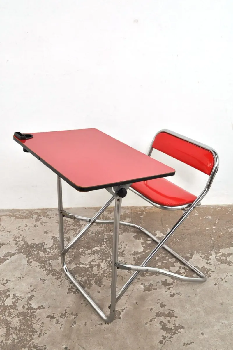 Pamono Folding School Desk by Giocattoli Giacomelli, 1970s