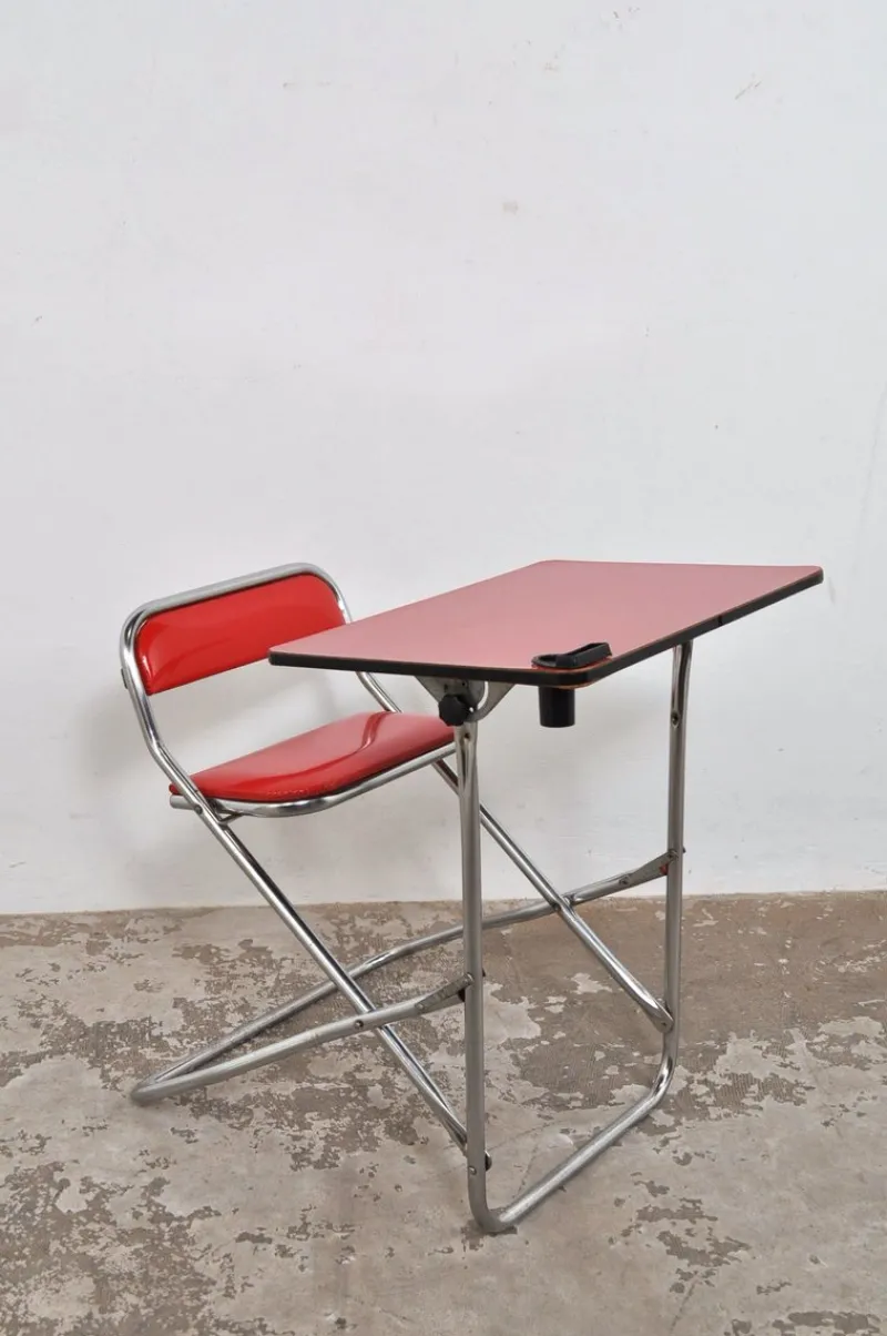 Pamono Folding School Desk by Giocattoli Giacomelli, 1970s