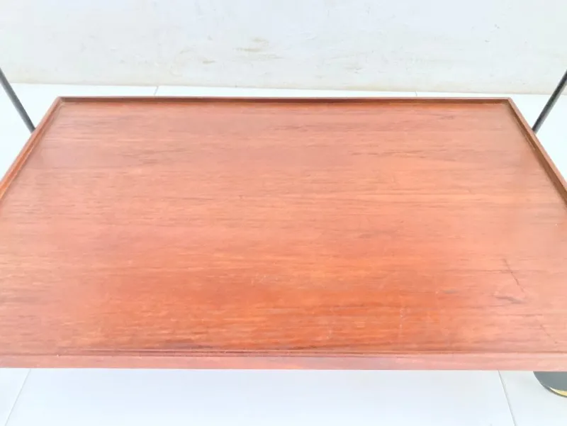 Online Pamono Folding Serving Trolley in Teak from Ilse Möbel, 1960s