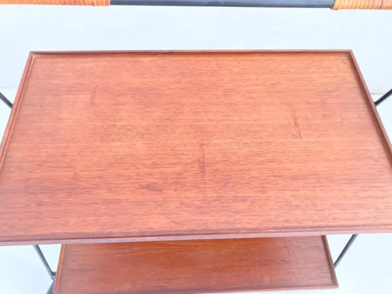 Online Pamono Folding Serving Trolley in Teak from Ilse Möbel, 1960s