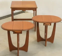 New Pamono Folding Tables from G-Plan, 1970s, Set of 3