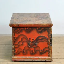 New Pamono Folk Art Wedding Chest, 1850