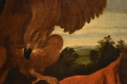 Best Pamono Follower of Anthoon Van Dyck, Jupiter & Nude Antiope, 1700, Oil on Canvas, Framed