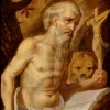 Pamono Follower of Prospero Fontana, Saint Jerome, 1590, Oil on Board> Old Masters|Classical