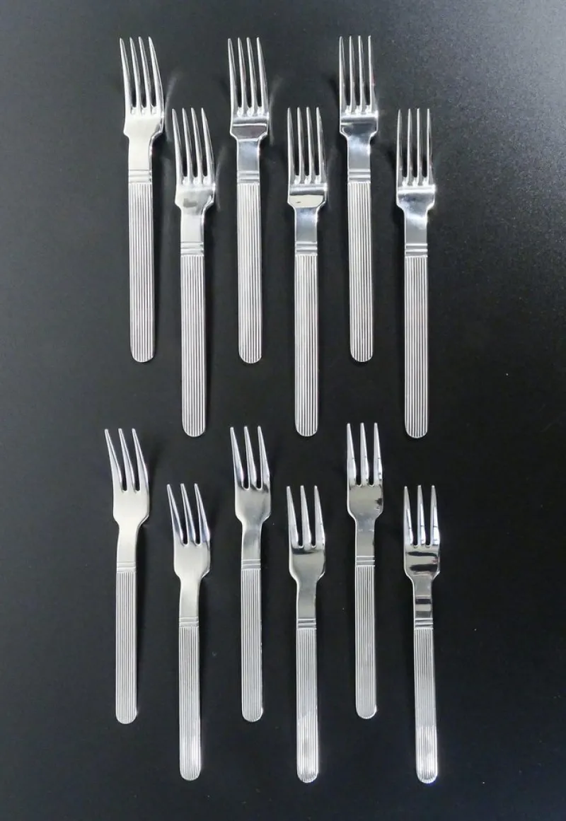 Pamono Forks by Arthur Krupp, Set of 12> Cutlery & Serving Utensils