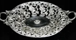 Pamono Former Austro-Hungarian Empire Bowl on Stand, 1880s> Bowls